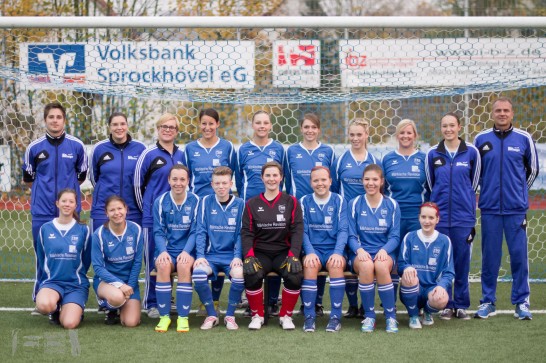 Mannschaftsbild Bezirksliga 13/14 TSG Frauenmannschaft 2013/14
