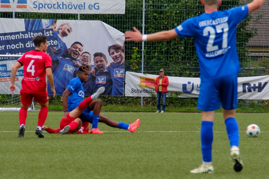 TSG Sprockhövel - SV Wacker Obercastrop 1:1, Westfalenliga Gr. 2, Saison 2024/25